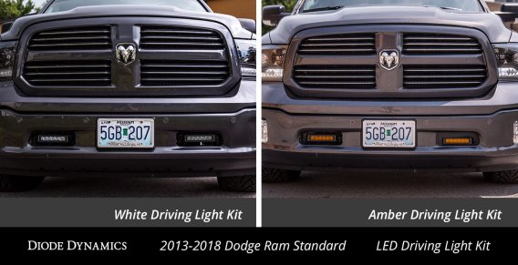 For Ram 2013 Standard Stage Series 6" Kit Amber Wide Diode Dynamics DD6015