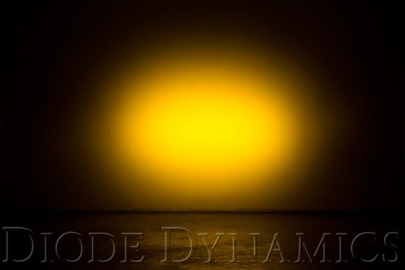 6" LED Light Bar Amber Flood Stealth pr Diode Dynamics DD6040P