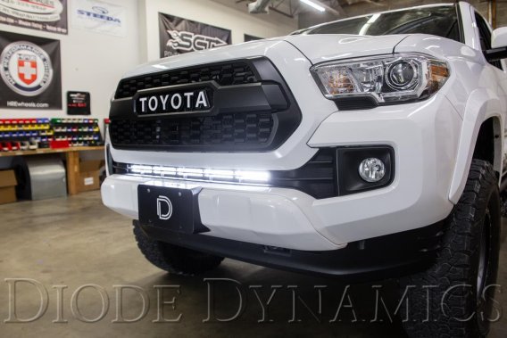 30" LED Light Bar Kit for 16-19 Tacoma Stealth Amber Combo Diode Dynamics