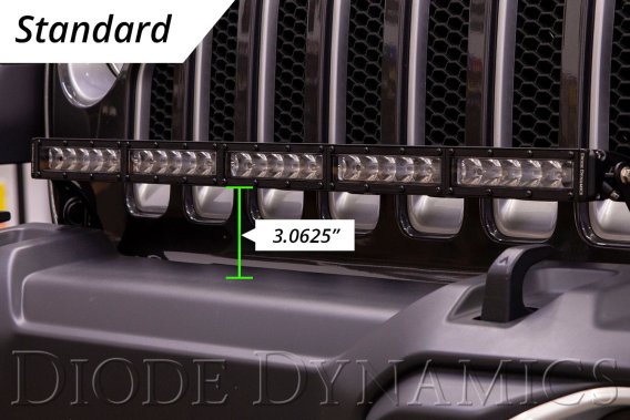 For Jeep 2018 SS30 Bumper LED Kit White Driving Single Diode Dynamics DD6077
