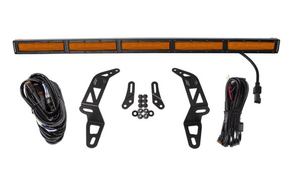 For Jeep 2018 SS30 Bumper LED Kit Amber Flood Single Diode Dynamics DD6081