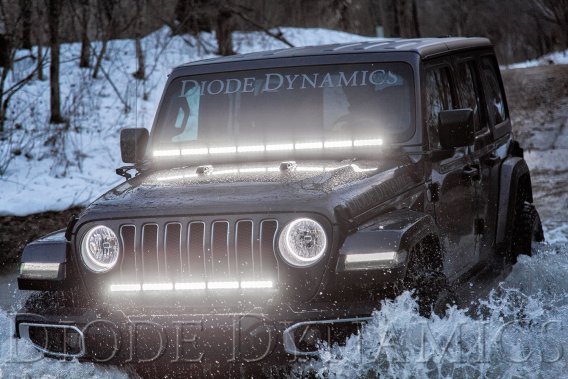 For Jeep 2018 SS30 Bumper LED Kit Amber Driving Dual Diode Dynamics DD6086