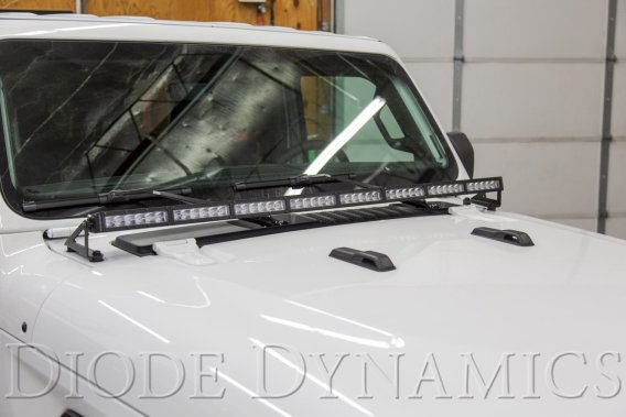For Jeep 2018 SS50 Hood LED Kit White Flood Diode Dynamics DD6105