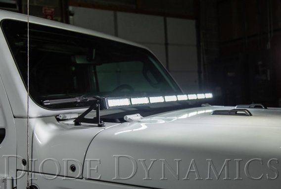 For Jeep 2018 SS50 Hood LED Kit Amber Flood Diode Dynamics DD6108