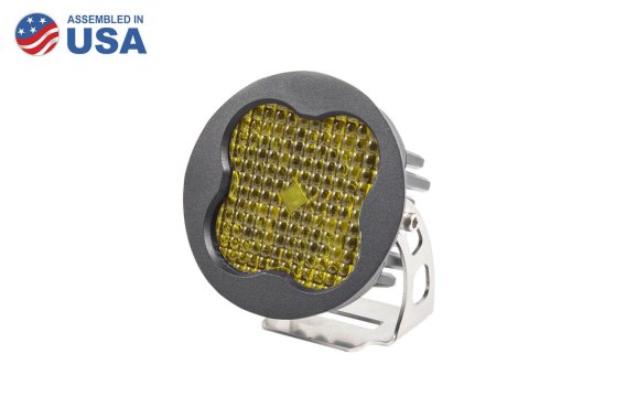 Worklight SS3 Sport Yellow Flood Round Single Diode Dynamics DD6141S