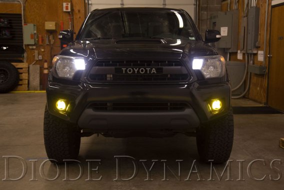 SS3 LED Fog Light Kit for 2012-2015 Tacoma YLW SAE/DOT Fog Sport Diode Dynamics