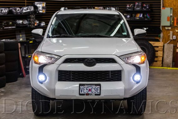 SS3 LED Fog Light Kit for 2010-19 4Runner WHT SAE/DOT Driving Pro Diode Dynamics