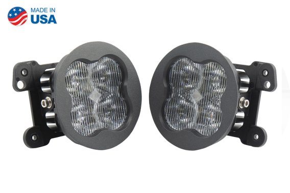 SS3 LED Fog Light Kit for 11-14 Dodge Charger WHT SAE/DOT Fog Pro Diode Dynamics