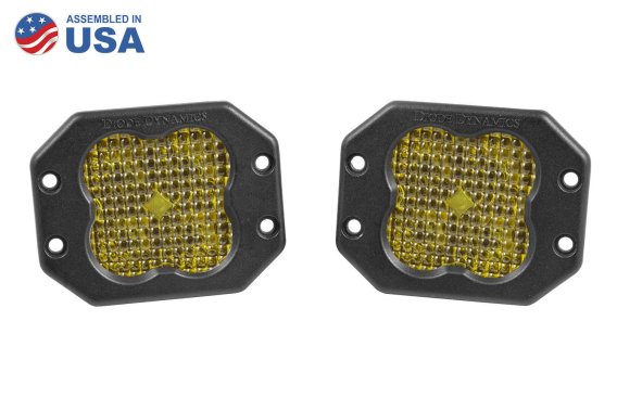 Worklight SS3 Sport Yellow Flood Flush pr Diode Dynamics DD6205P