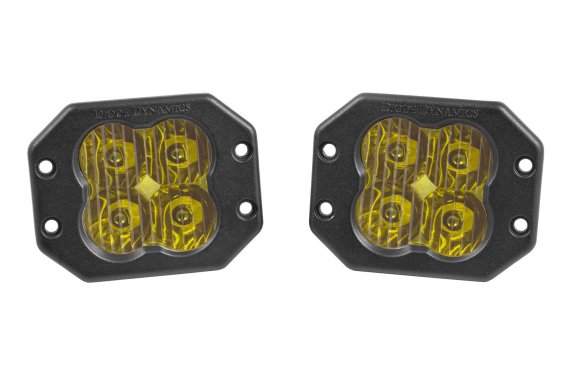 Worklight SS3 Sport Yellow Flood Flush pr Diode Dynamics DD6205P