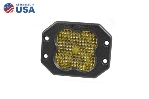 Worklight SS3 Sport Yellow Flood Flush Single Diode Dynamics DD6205S