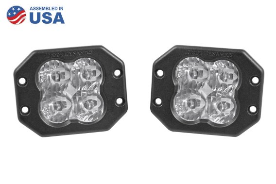 Worklight SS3 Pro White SAE Driving Flush pr Diode Dynamics DD6208P