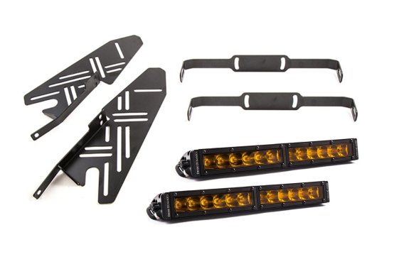 For 2017-19 Ford Raptor SS Fog Kit 12.0" Amber Driving Diode Dynamics DD6218