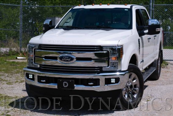 SS3 LED Fog Light Kit for 17-20 Super Duty Yel SAE/DOT Fog Sport Diode Dynamics