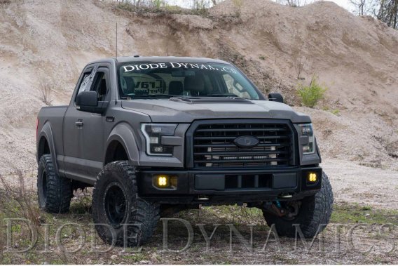SS3 LED Fog Light Kit for 15-20 F150 White SAE/DOT Fog Pro Diode Dynamics