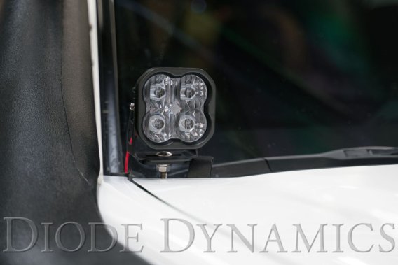 Ditch Light Kit SS3 LED For 16-20 Toyota Tacoma Sport WHT Driving Diode Dynamics