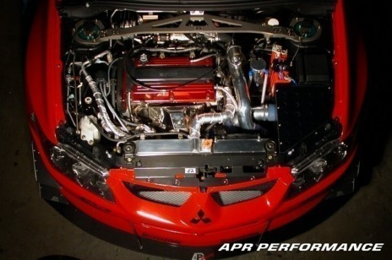 APR Performance Carbon Fiber Radiator Cooling Shroud fits 2003-2007 Mitsubishi EVO 8&9