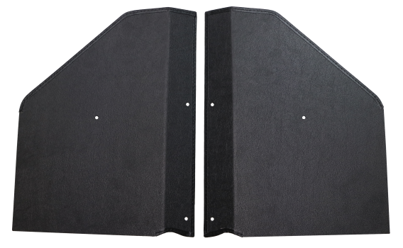 1948-1953 Dodge Truck AcoustiShield Cowl Extended Side Panel Set - ABS Plastic with Binding Tape ...