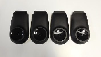 1973-1976 A-Body Vans Auto Bucket Seat Hinge Covers Set