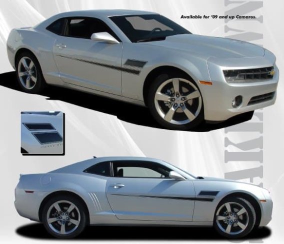 2010-2015 Camaro Shakedown Side Stripe Kit