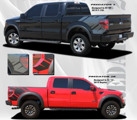 2010-2014 Ford Raptor Stripe Kit