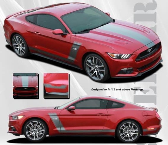2015-2017 Ford Mustang Stellar Stripe Kit