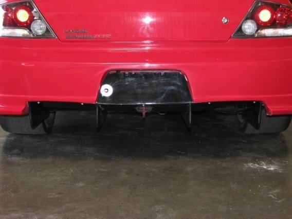 APR Performance Carbon Fiber Rear Diffuser/APR Widebody Kit Bumper Only fits 2003-2007 Mitsubishi...