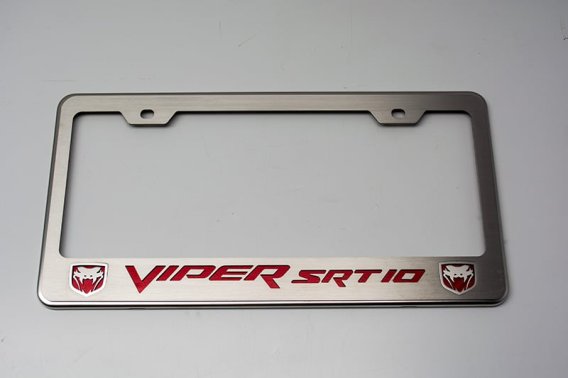 Viper "Fangs" Gen 3 SRT 10 License Plate Frame