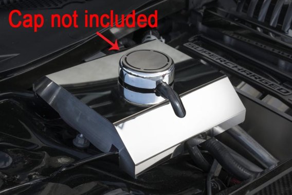 2015-2019 Dodge Charger HELLCAT Supercharger - Polished Coolant Tank Cover