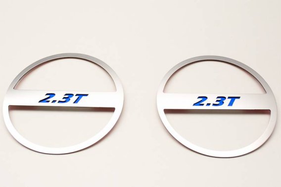 2015-2019 Ford Mustang GT "2.3T" Lower Door Speaker Trim Kit 2pc
