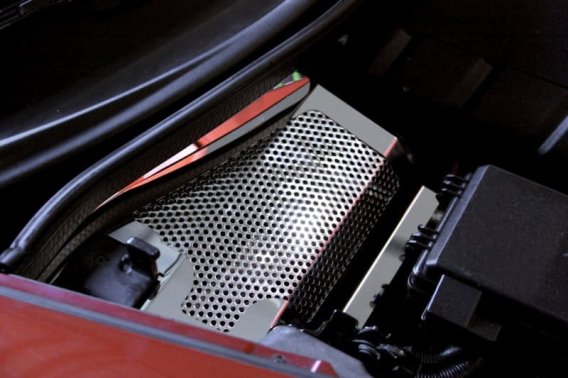 C6 Corvette Battery Cover Perforated 2008-2013 C6+GS
