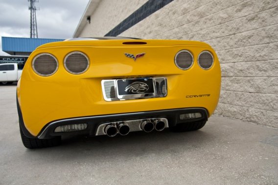 C6 Corvette Billet Style Taillight Covers