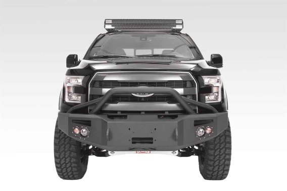 Fab Fours FF15-H3252-1 Premium Heavy Duty Winch Front Bumper For 15-17 Ford F-150