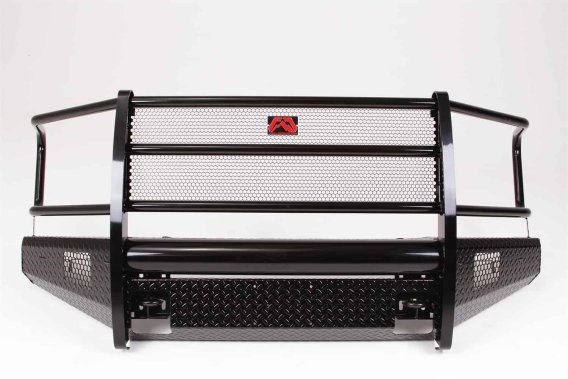 Fab Fours FF15-K3250-1 Black Steel Front Bumper For 15-17 Ford F-150