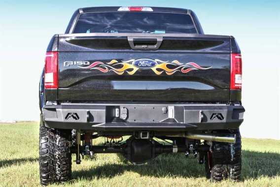 Fab Fours FF15-W3250-1 Heavy Duty Rear Bumper For 15-20 Ford F-150