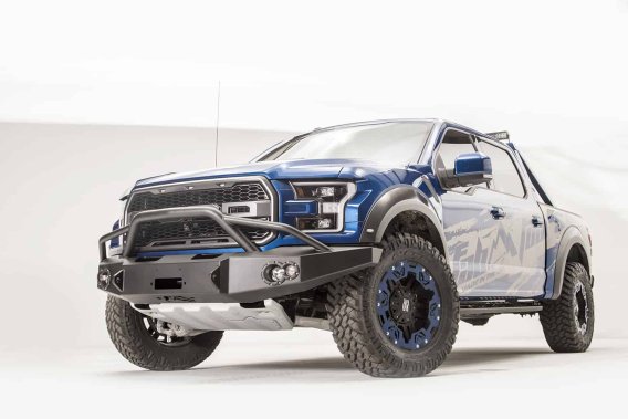 Fab Fours FF17-H4352-1 Premium Winch Front Bumper For 17-20 Ford F-150