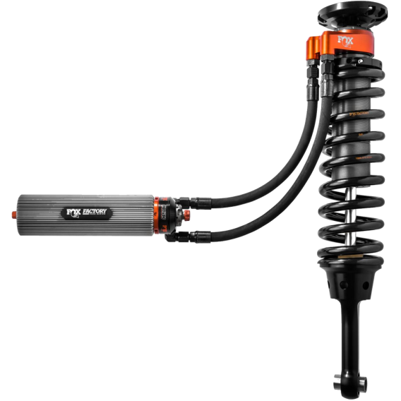 Fox Ford Raptor 3.0 Factory Series 7.9in Int. Bypass Remote Res. Front Coilover Set DSC Adj. - Bl...