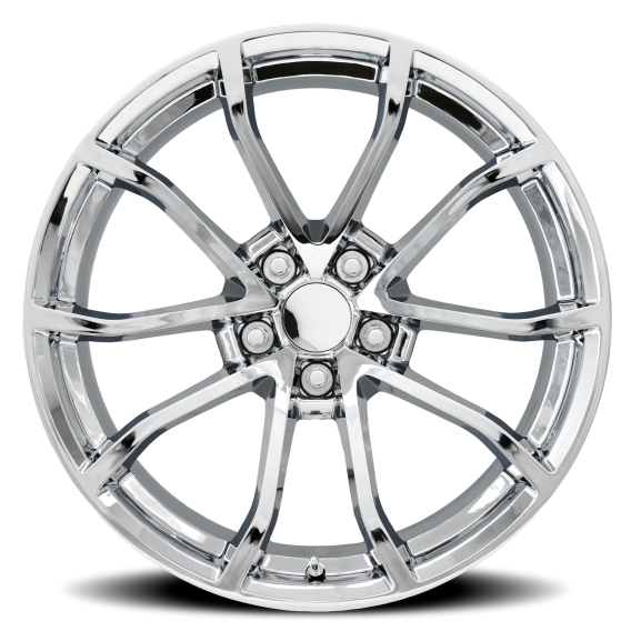 2005-2019 C6 Corvette & C7 Z06, ZR1, Grand Sport Flow Formed Cup Replica Wheels – Chrome