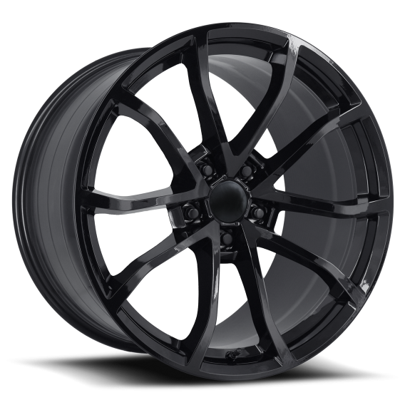 2005-2019 C6 Corvette & C7 Z06, ZR1, Grand Sport Flow Formed Cup Replica Wheels – Gloss Black