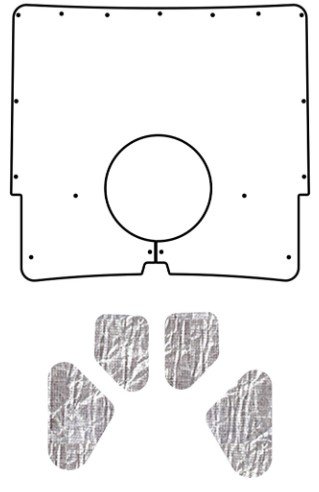 1967-1969 Camaro AcoustiHood Under-Hood Insulation Sound Barrier Kit