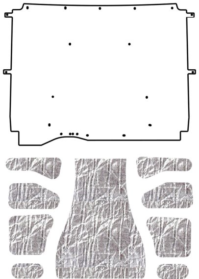 1982-1992 Chevrolet Camaro F-Body AcoustiHood Under-Hood Insulation and Sound Barrier Kit