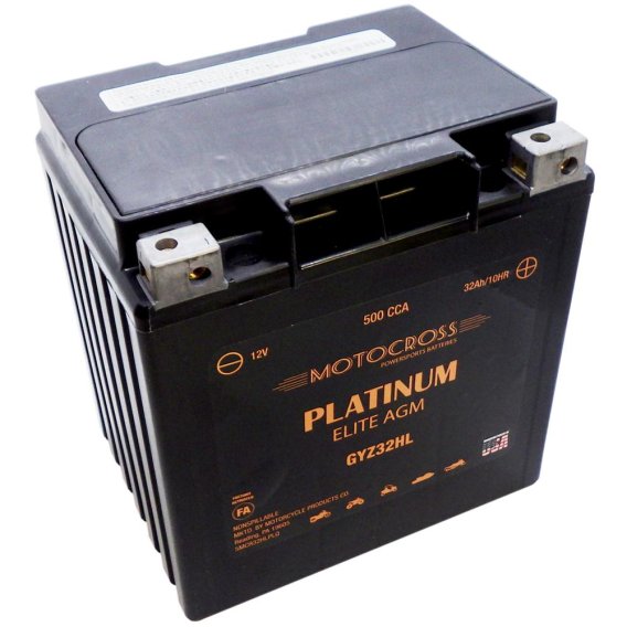 High Performance Yuasa 12V AGM Battery GYZ32HL with Built-in Brass Nuts