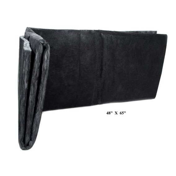 Metro (HI 3) Hood Insulation 48" × 65" Black Fiberglass