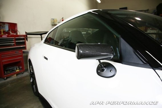 APR Performance formula 3 Carbon Fiber Mirrors/Black fits 2009-up Nissan GTR R35