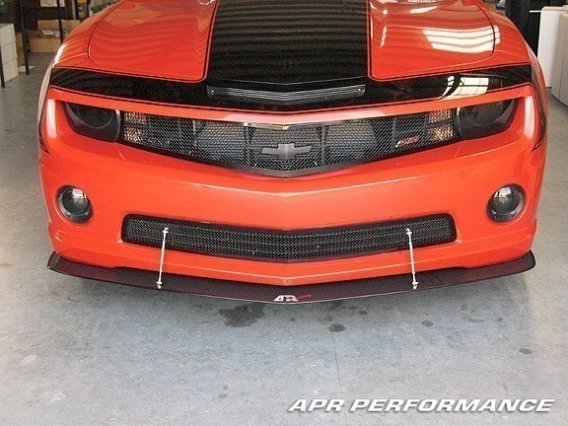 APR Performance Carbon Fiber Wind Splitter With Rods fits 2010-2013 Chevrolet Camaro SS