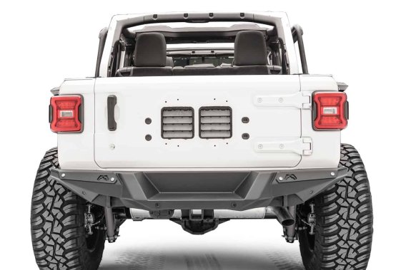 Fab Fours JL18-Y1851-1 Heavy Duty Rear Bumper For 18-20 Jeep Wrangler (JL)