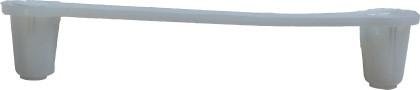 1962-64 Mopar Max Wedge Cars White Plastic Strap 2-3/8" Long Electrical Clips/Under Hood Strap Ki...