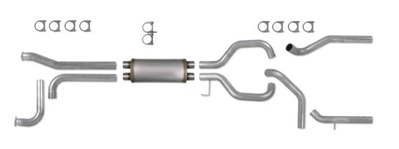 Diamond Eye K3522A Aluminized Exhaust System Kit