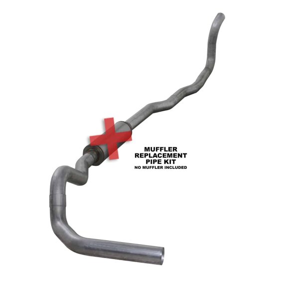 Diamond Eye K4211A-RP Aluminized Exhaust System Kit