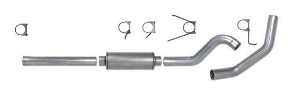 Diamond Eye K4234S 409 Stainless Steel Exhaust System Kit